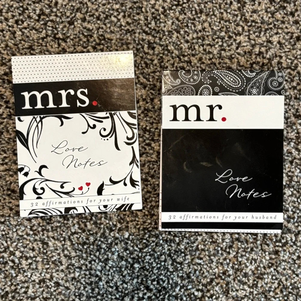 NEW Married Couple's Bible Study Mr & Mrs Devotional & Love Notes Set of 4 Gifts